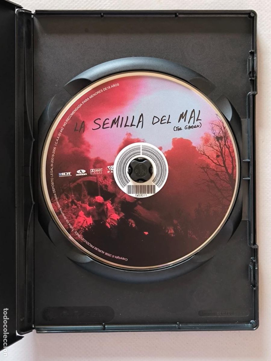 Cin&eacute;ma: DVD LA SEMILLA DEL MAL (THE GARDEN) - SOLO CAJA Y DISCO - SIN CARATULA (F9)