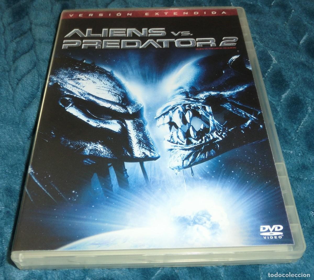 Cine: DVD ALIENS VS. PREDATOR 2 - VERSI&Oacute;N EXTENDIDA (DE COLECCIONISTA-PERFECTO ESTADO-UN S&Oacute;LO USO)