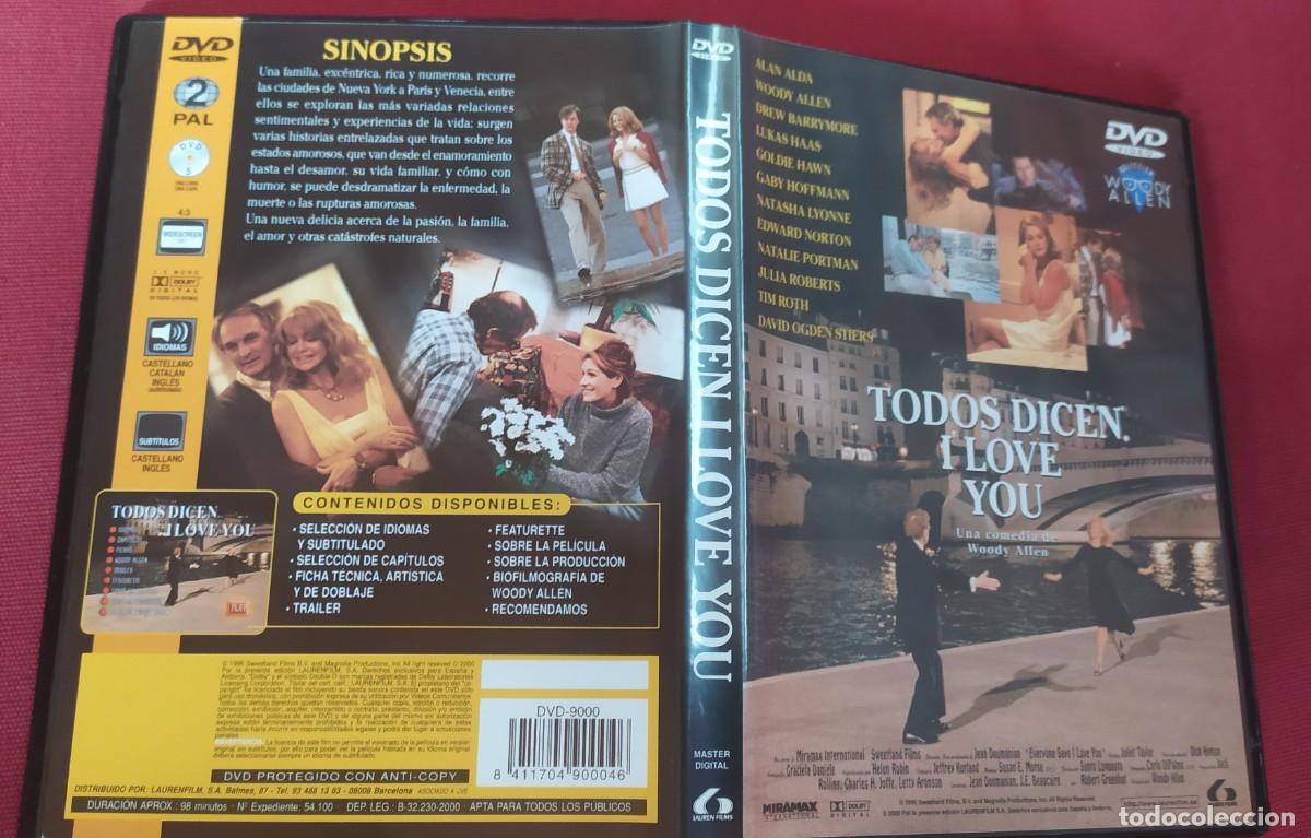 Cinema: dvd woody Allen: Todos dicen I love you
