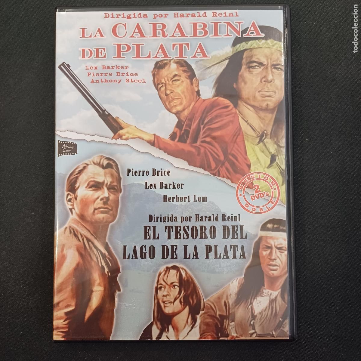 Kino: LA CARABINA DE PLATA-EL TESORO DEL LAGO DE LA PLATA/DVD 2 DISCOS.