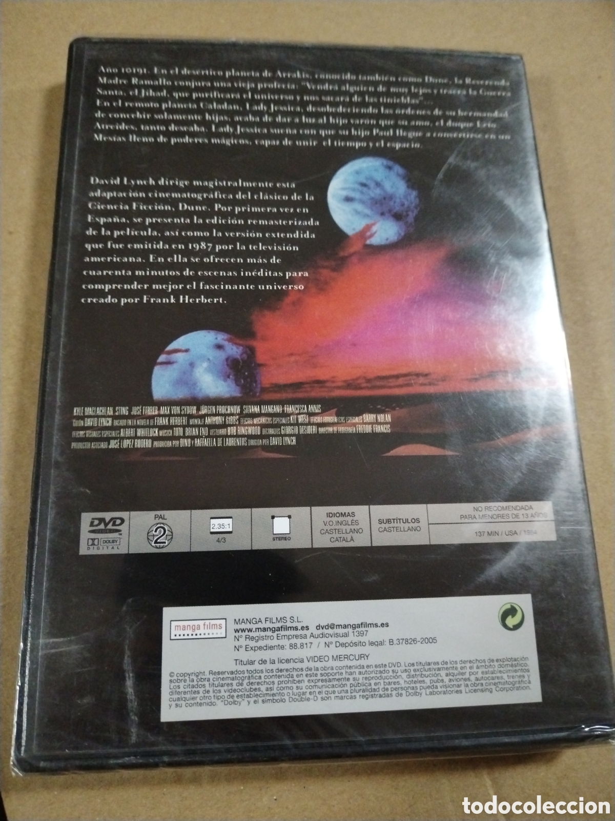 Cine: Dune. David Lynch. DVD. Precintado - Foto 2
