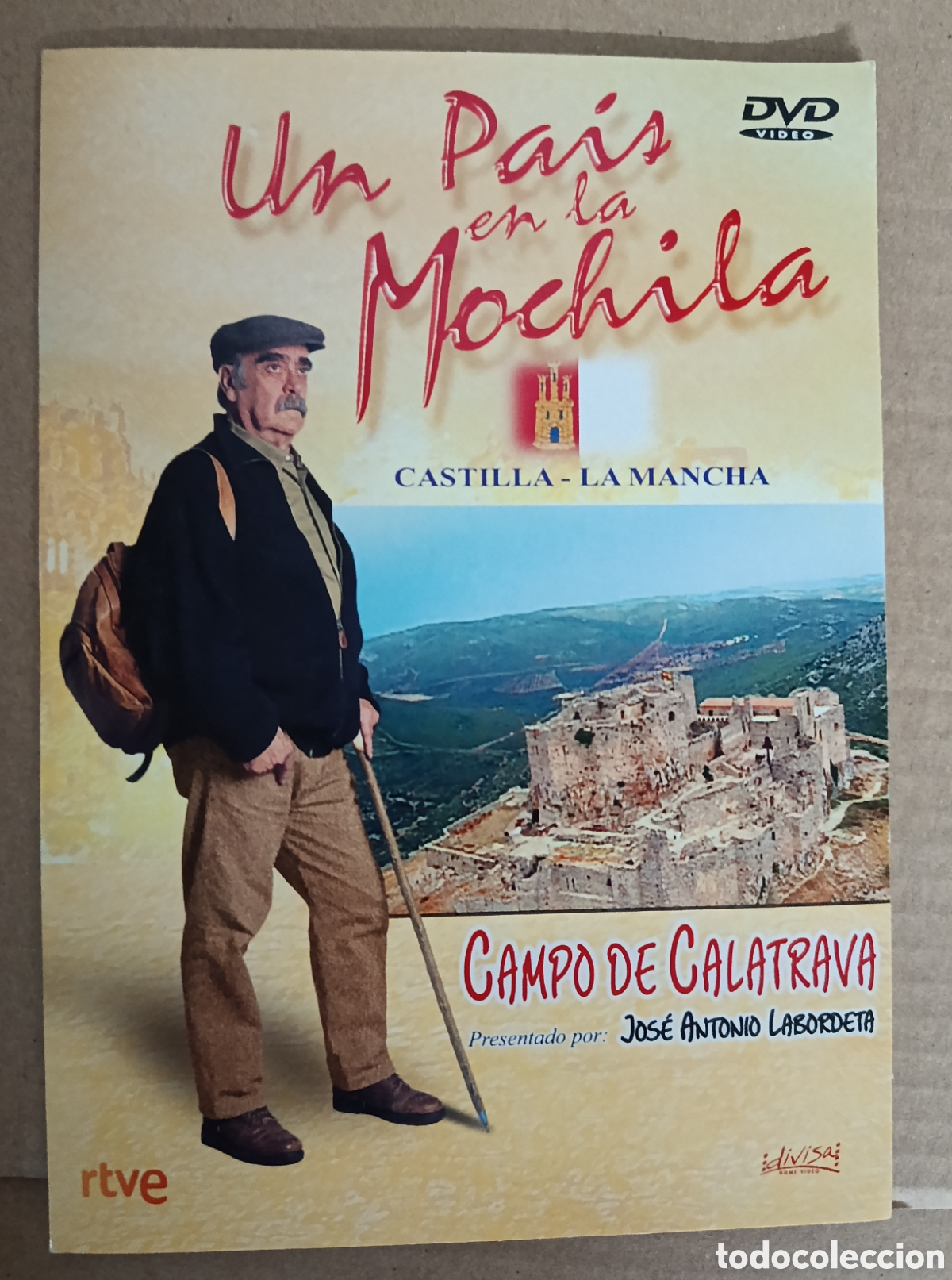 Cine: Dvd Un Pais en la mochila TVE Campo de Calatrava, J.A. LAbordeta
