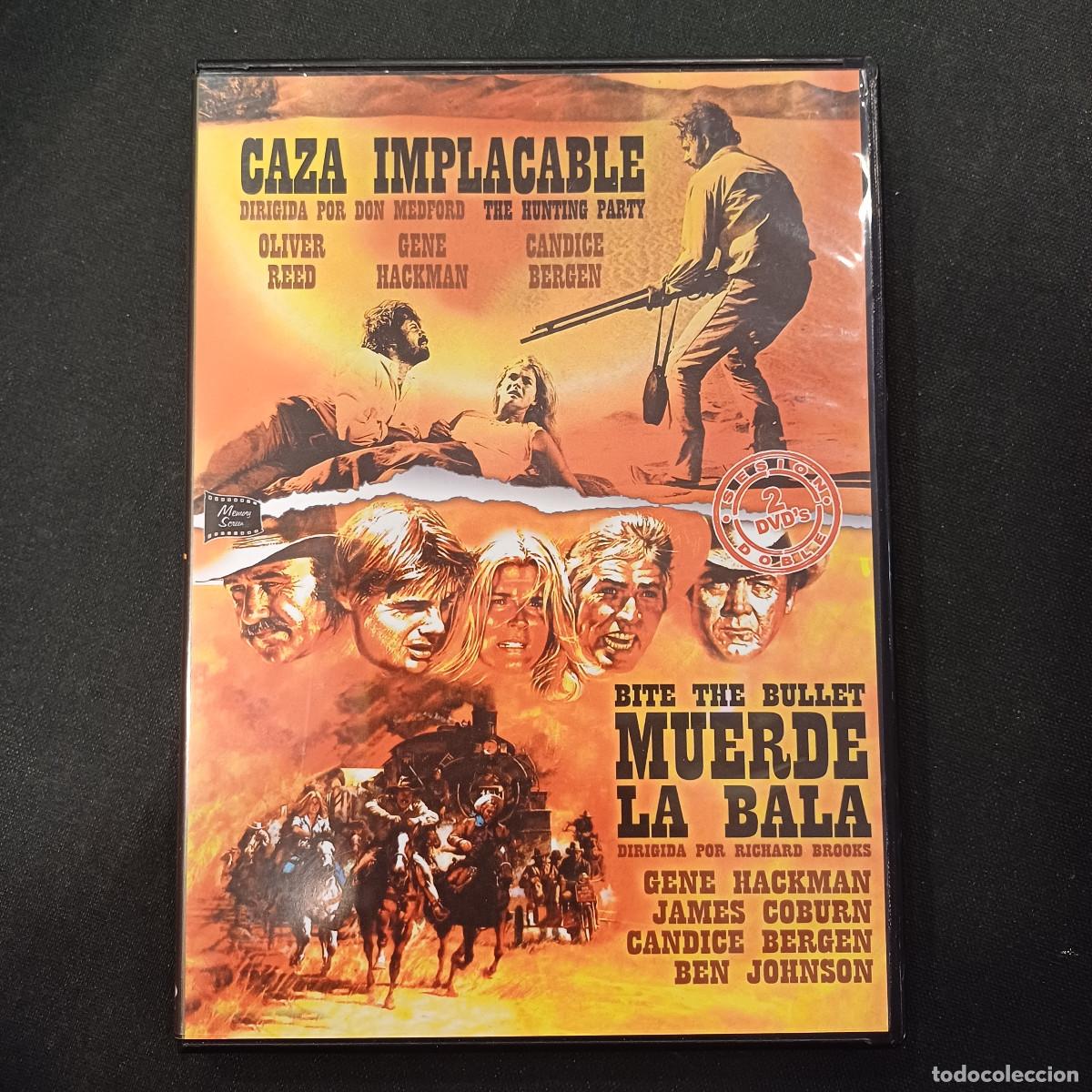 Cine: CAZA IMPLACABLE-MUERDE LA BALA/DVD 2 DISCOS.