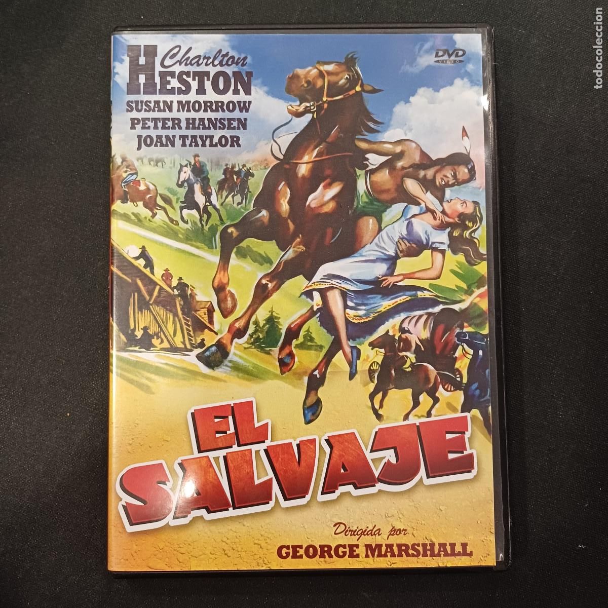 Cine: EL SALVAJE/CHARLTON HESTON/DVD.