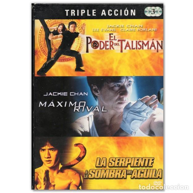 Cine: TRIPLE ACCI&Oacute;N 3 DVD Jackie Chan (Acci&oacute;n)