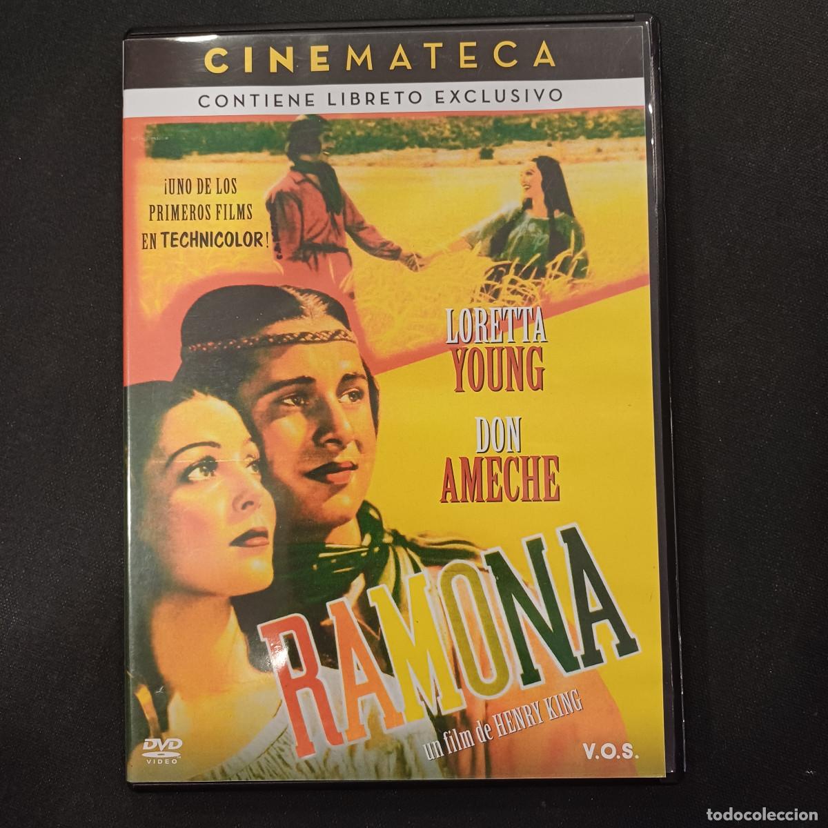 Cine: RAMONA/LORETTA YOUNG/DVD+LIBRETO.