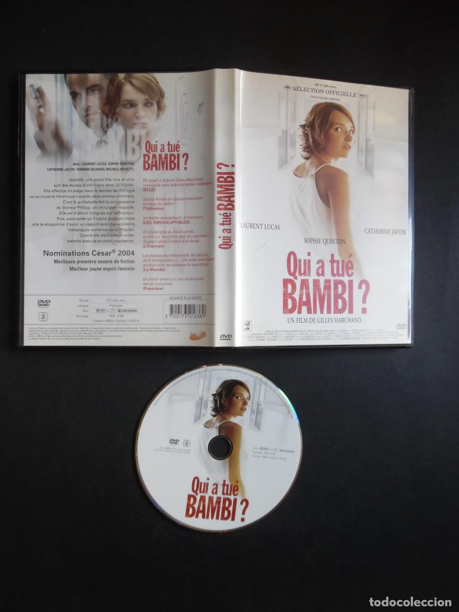 Cine: Qui a tu&eacute; Bambi?, de Gilles Marchand con Laurent Lucas, Sophie Quinton y Catherine Jacob. En franc&eacute;s