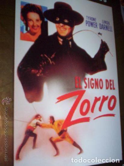 Cine: EL SIGNO DEL ZORRO - TYRONE POWER
