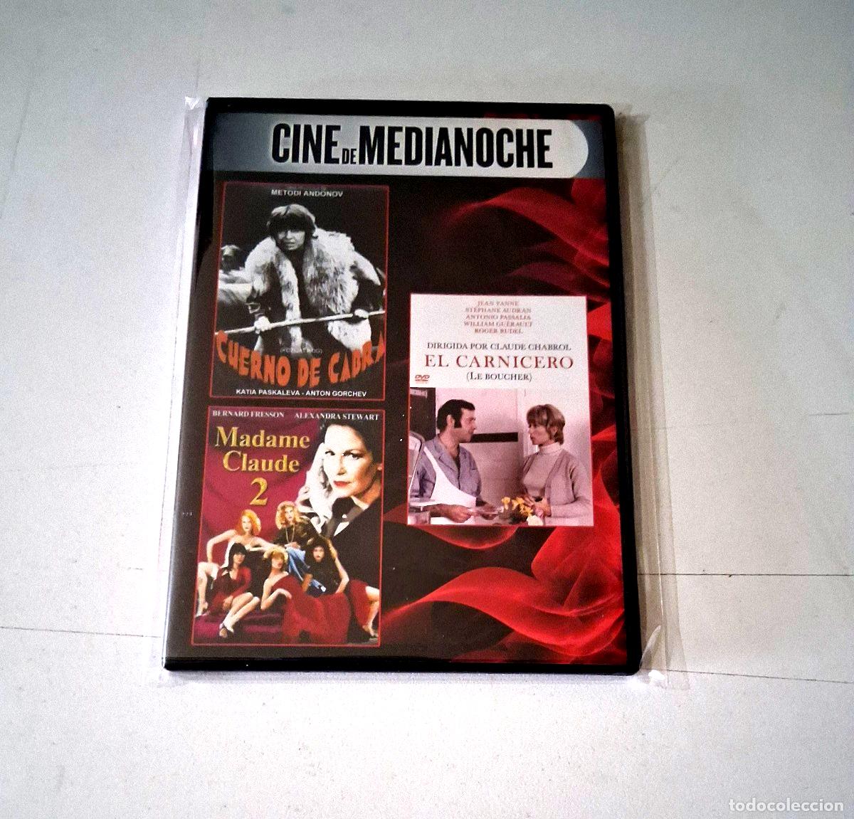 Cine: DVD &rdquo;CUERNO DE CABRA / EL CARNICERO / MADAME CLAUDE 2&rdquo; CAJA SLIM METODI ANDONOV