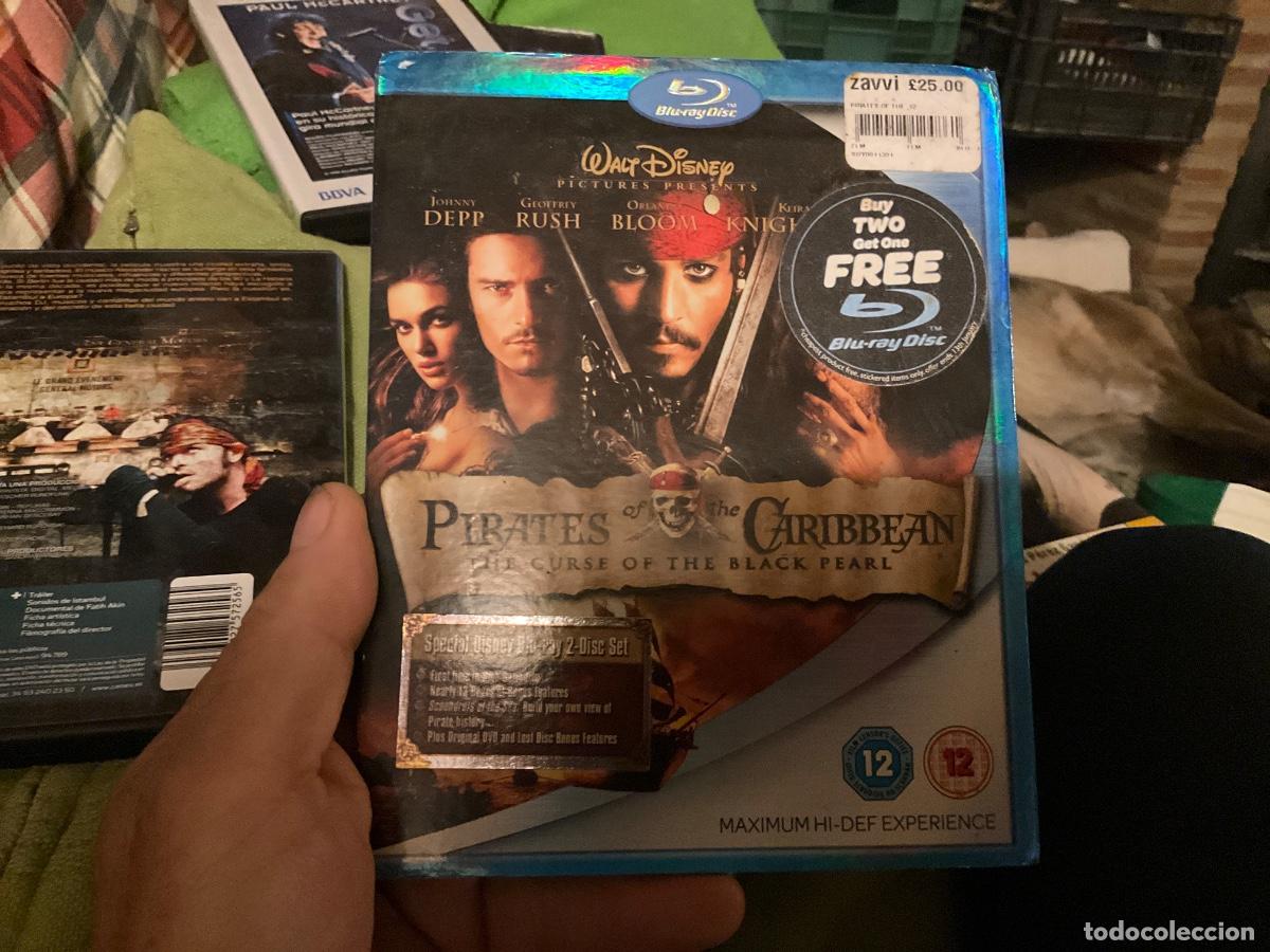 Cine: Blu-ray - Piratas del Caribe - La maldici&oacute;n de la perla negra En ingl&eacute;s Artafri The curse of the bl