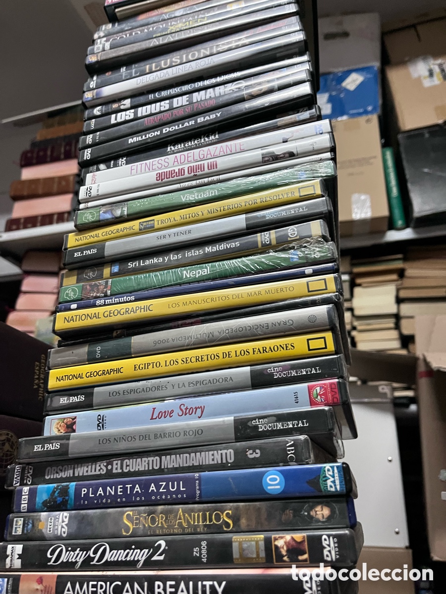 Cinema: Lote (A) 56 DVDs Variados de g&eacute;neros y contenidos