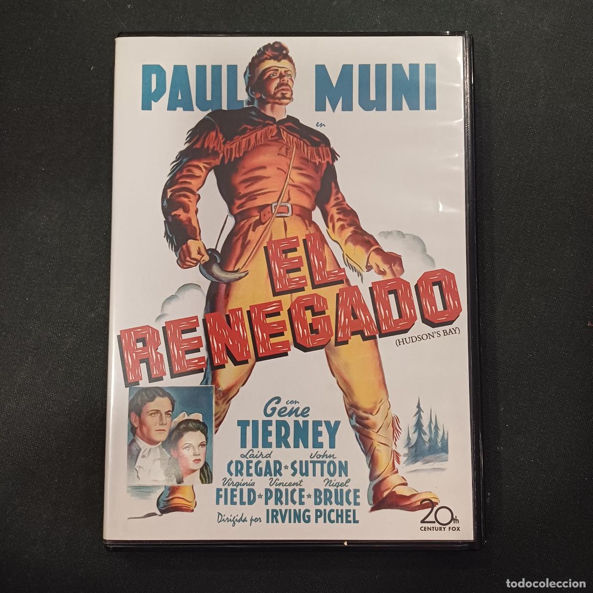 Cine: EL RENEGADO/PAUL MUNI/DVD.