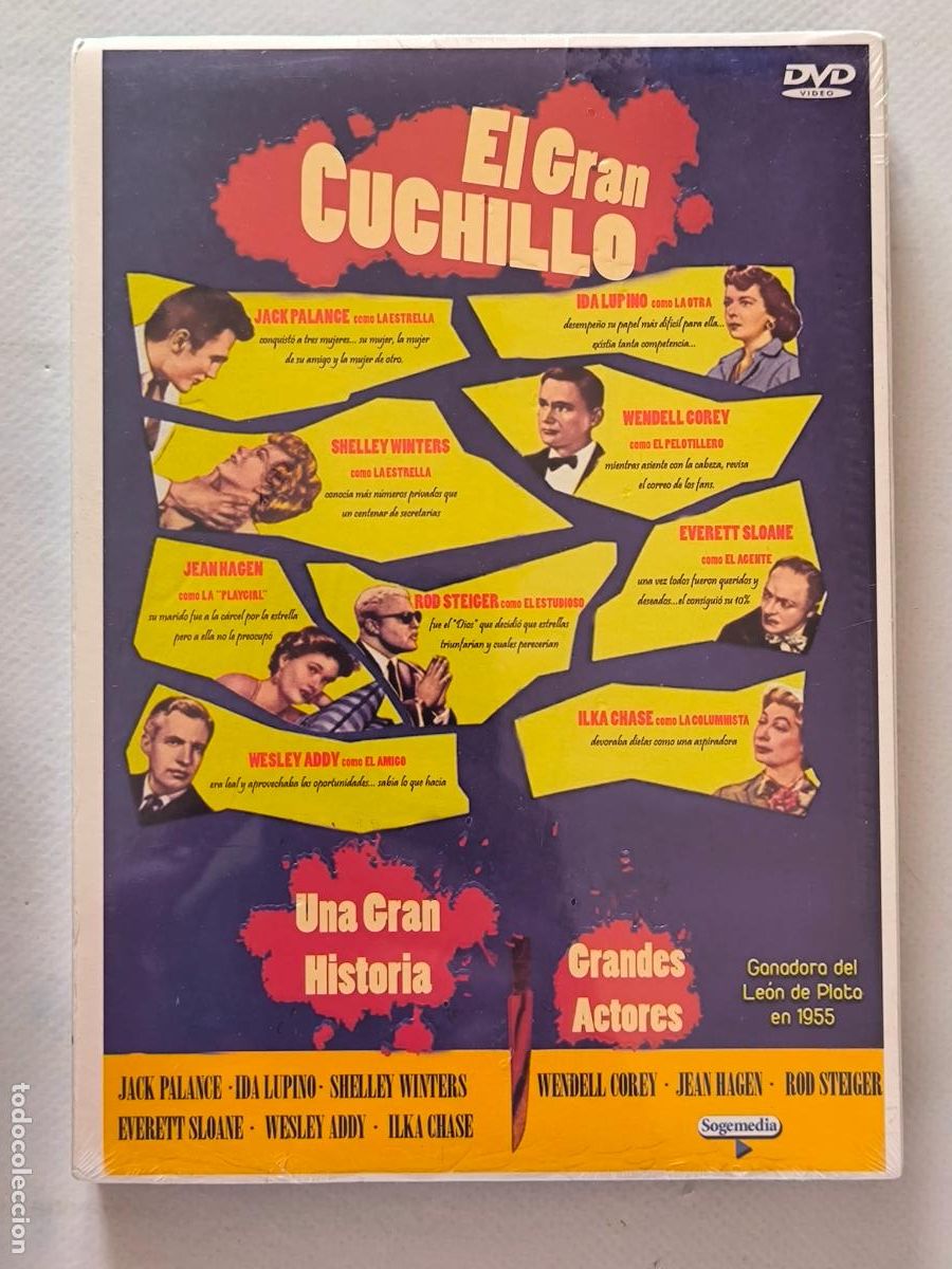 Cine: DVD EL GRAN CUCHILLO - JACK PALANCE - NUEVO, PRECINTADO (I9)