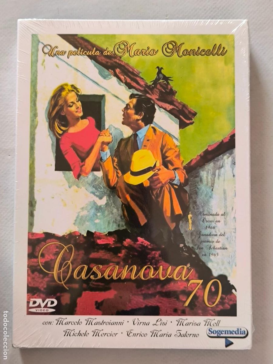 Cine: DVD CASANOVA 70 - MARIO MONICELLI - NUEVO, PRECINTADO (&Ntilde;9)