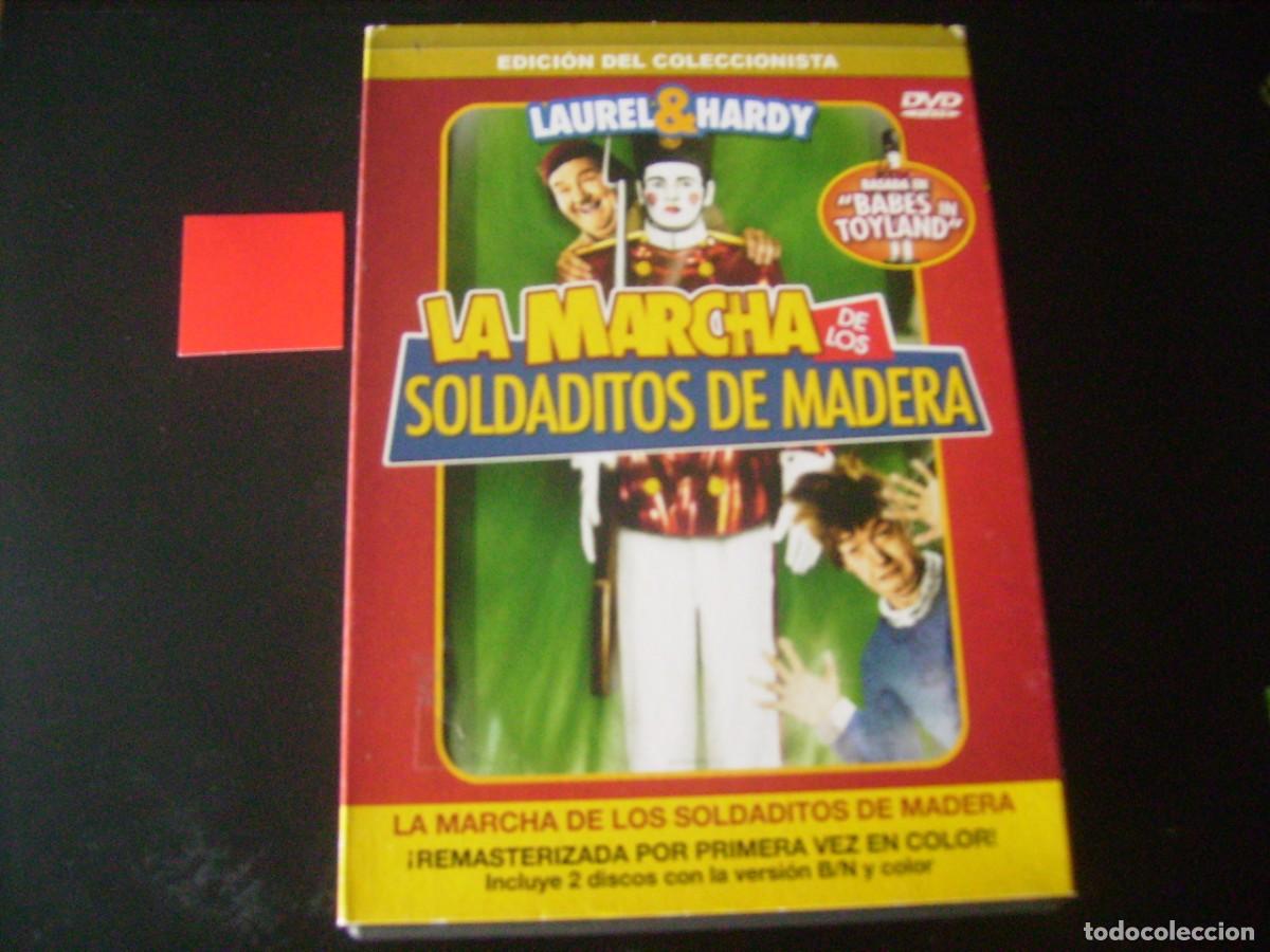 Cine: LA MARCHA DE LOS SOLDADITOS DE MADERA - LAUREL& HARDY - ED COLECCIONISTA 2 DISCOS 4 POSTALES PRECINT