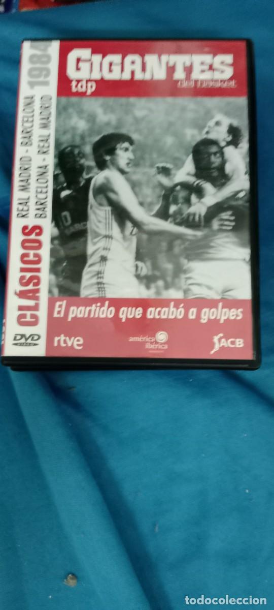 Cine: GIGANTES DEL BASKET: EL PARTIDO QUE ACAB&Oacute; A GOLPES. LIGA CL&Aacute;SICO R.MADRID- FC BARCELONA DVD MM-DON