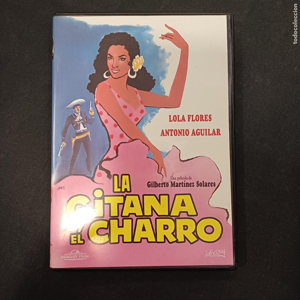 Cine: LA GITANA Y EL CHARRO/LOLA FLORES/DVD.