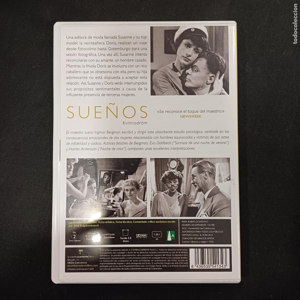 Cine: SUE&Ntilde;OS/INGMAR BERGMAN/DVD+LIBRETO. - Foto 3