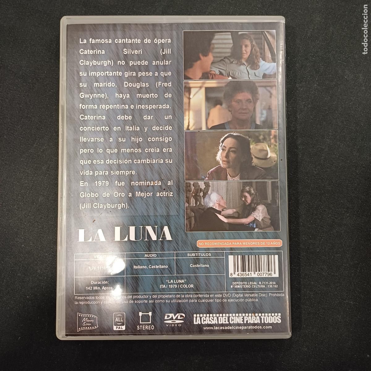 Cine: LA LUNA/BERTOLUCCI/DVD. - Foto 3