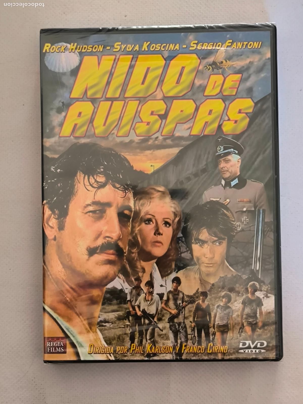 Cine: DVD NIDO DE AVISPAS - ROCK HUDSON - NUEVO, PRECINTADO (T9)