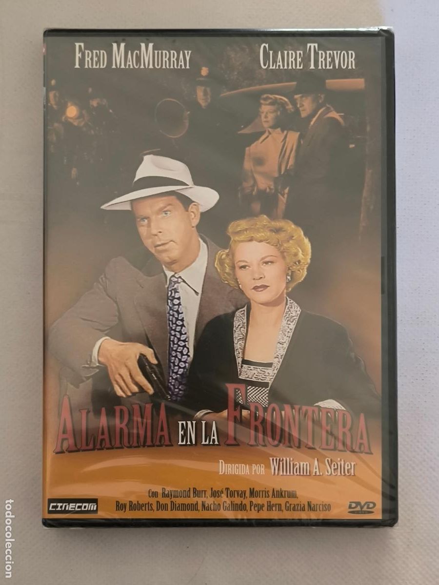 Cine: DVD ALARMA EN LA FRONTERA - FRED MACMURRAY - NUEVO, PRECINTADO (1R)