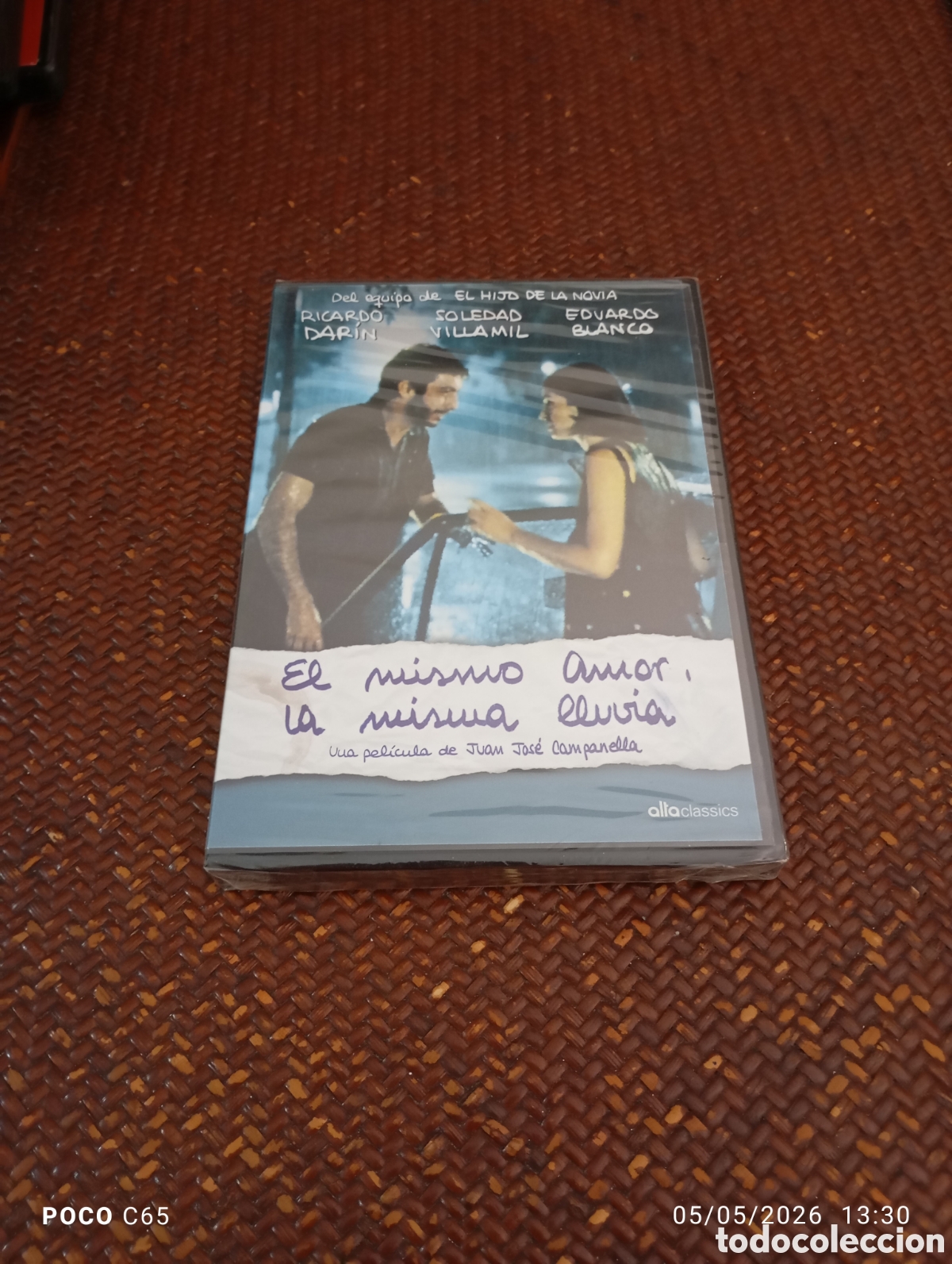 Cine: El mismo amor ma misma lluvia DVD precintado