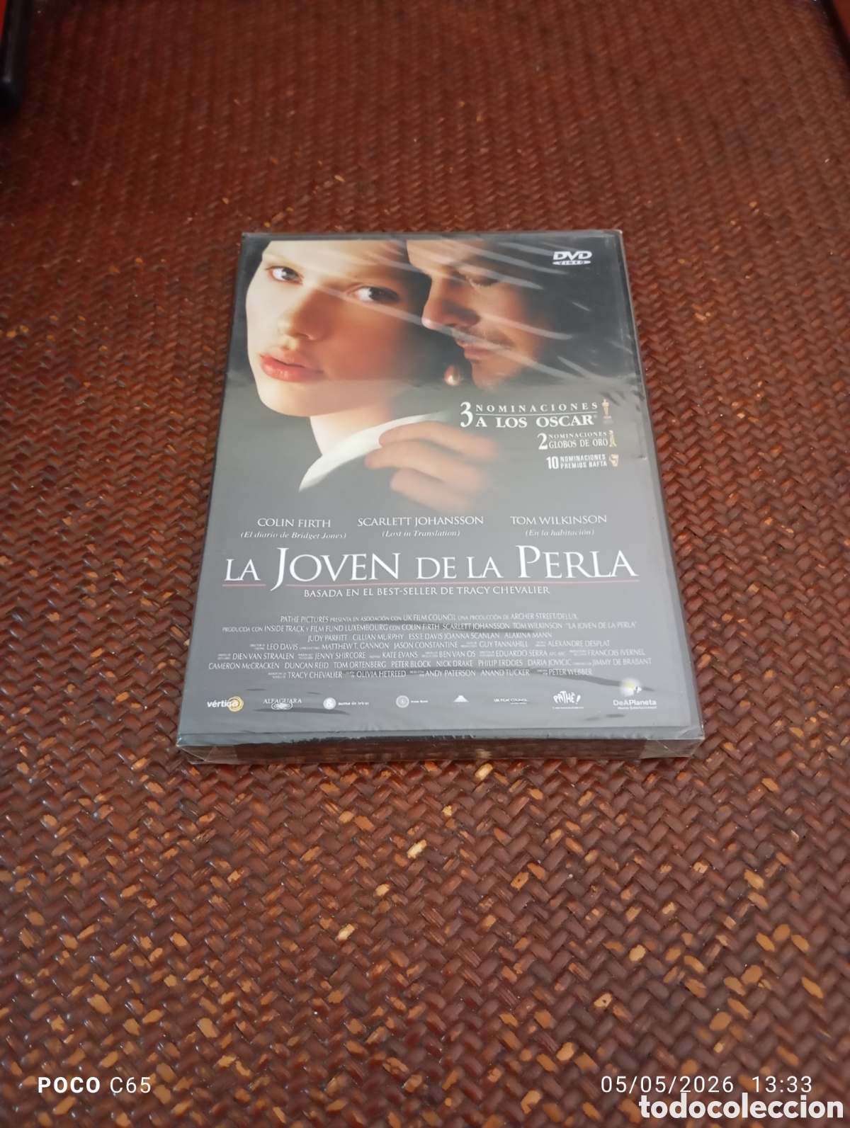 Cine: La joven de perla precintada DVD