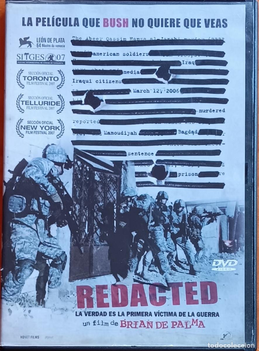 Cine: REDACTED. BELICA. SUSPENSE
