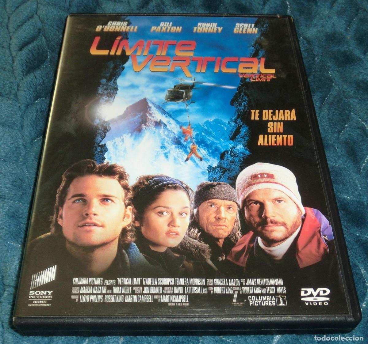 Cine: DVD L&Iacute;MITE VERTICAL - BILL PAXTON/SCOTT GLENN (DE COLECCIONISTA-PERFECTO ESTADO-UN S&Oacute;LO USO)