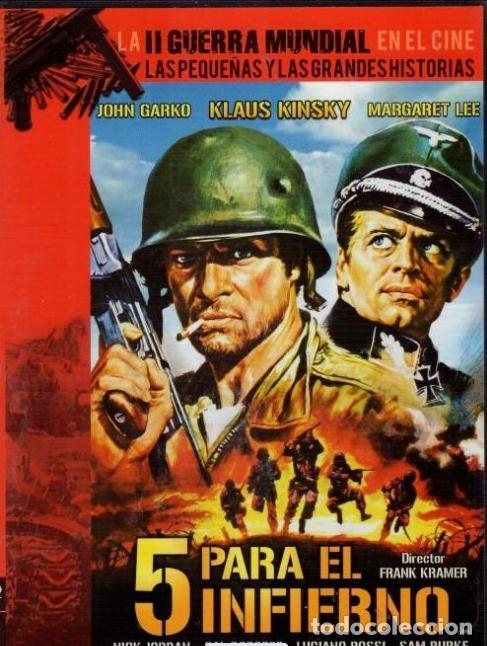 Cine: Cinco Para el Infierno DVD Como nuevo Slim