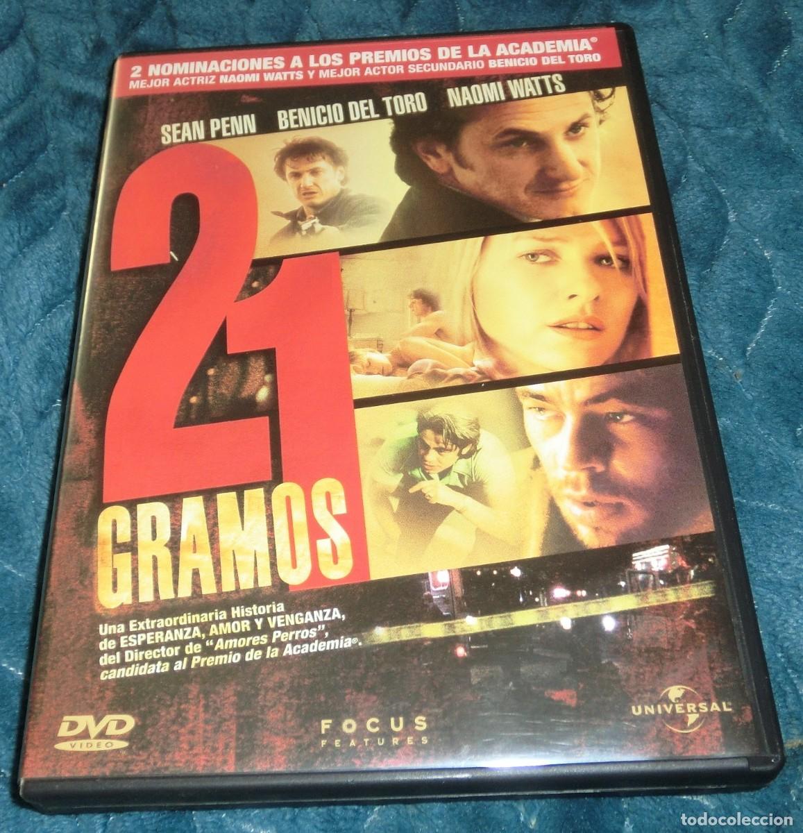 Cine: DVD 21 GRAMOS - SEAN PENN (DE COLECCIONISTA - PERFECTO ESTADO - UN S&Oacute;LO USO)