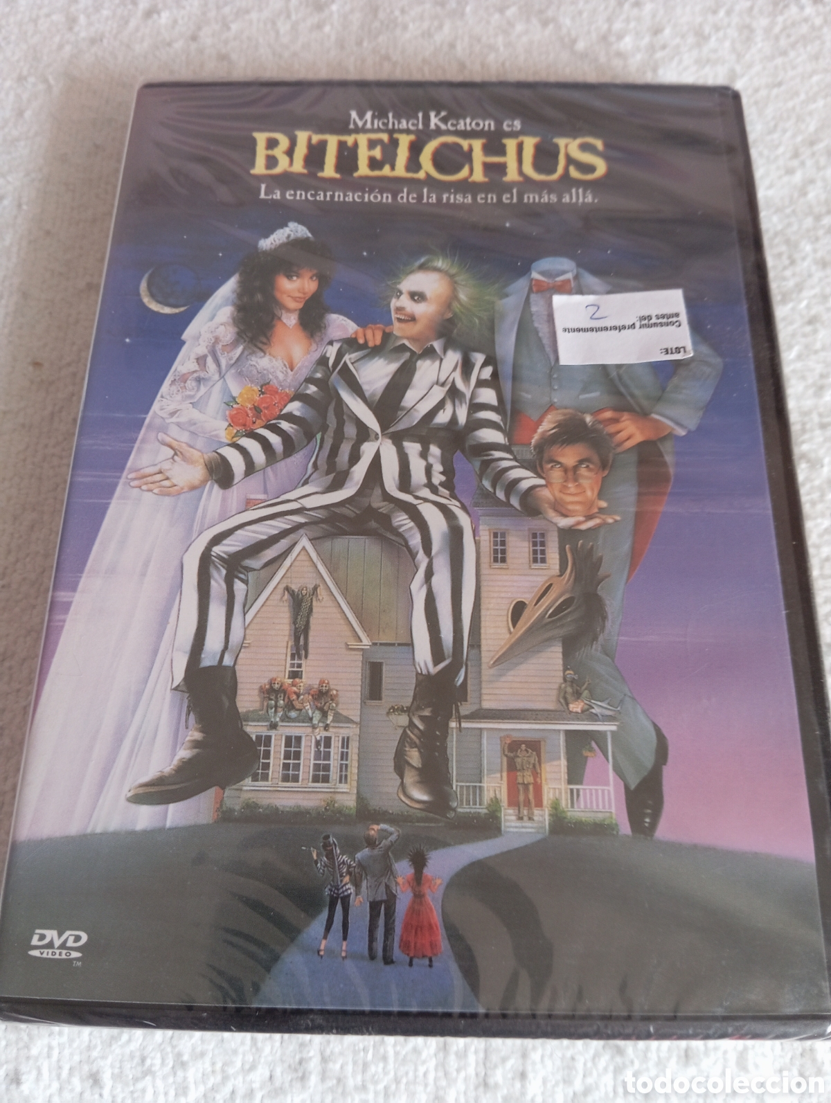 Cine: DVD Beetlejuice (Bitelch&uacute;s) 1988 Tim Burton Michael Keaton Winona Ryder Alec Baldwin WB Warner Bross