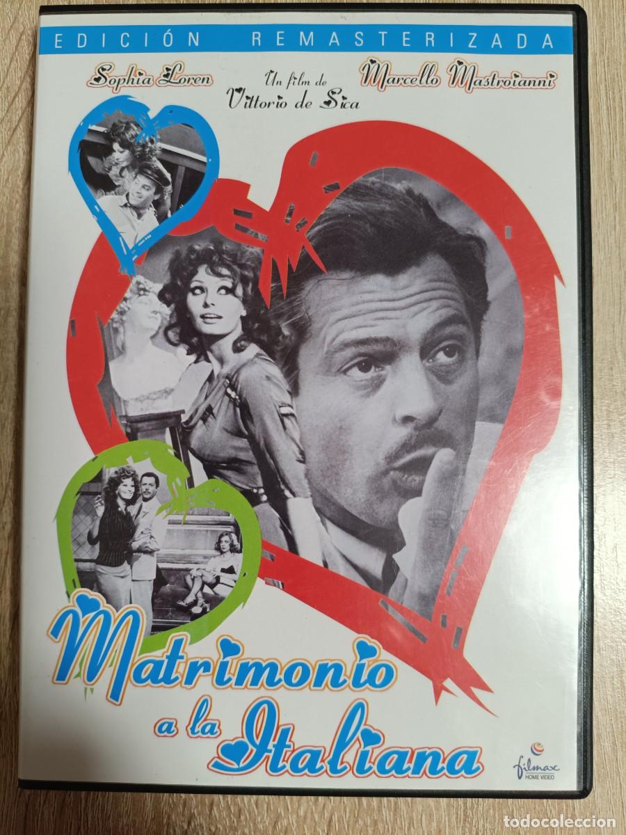 Cine: DVD - MATRIMONIO A LA ITALIANA - Sophia Loren, Marcello Mastroianni, Vittorio De Sica