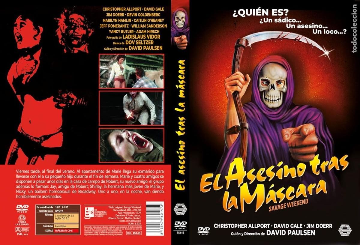 Cine: EL ASESINO TRAS LA MASCARA. CINE EN DVD. COLECCION.