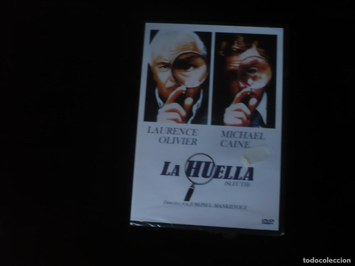 Cine: la huella - michael caine y laurence olivier - dvd nuevo precintado