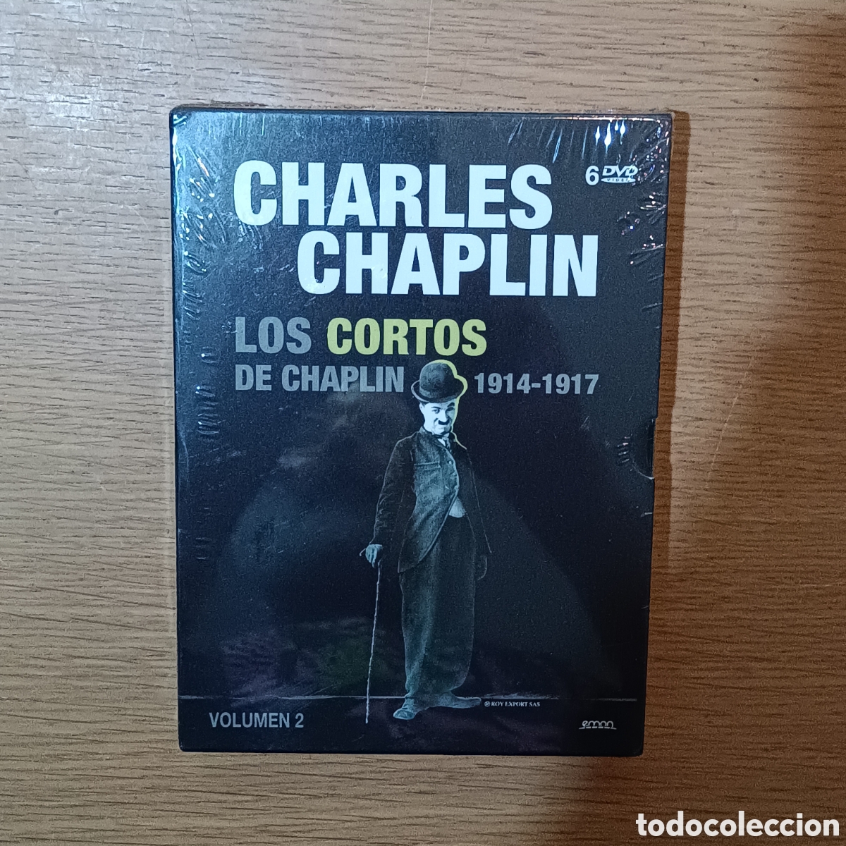 Cine: Charles Chaplin (6 DVDs) Los Cortos De Chaplin (1914-1917) Volumen 2 NUEVO PRECINTADO