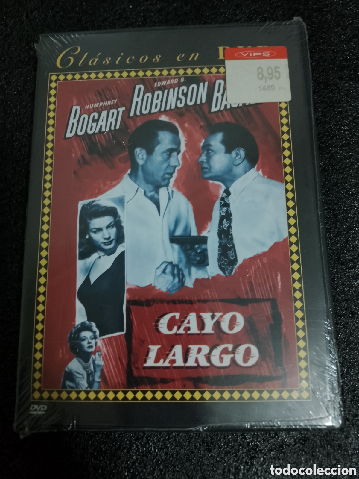 Cine: CAYO LARGO - Humphrey Bogart - DVD NUEVO PRECINTADO