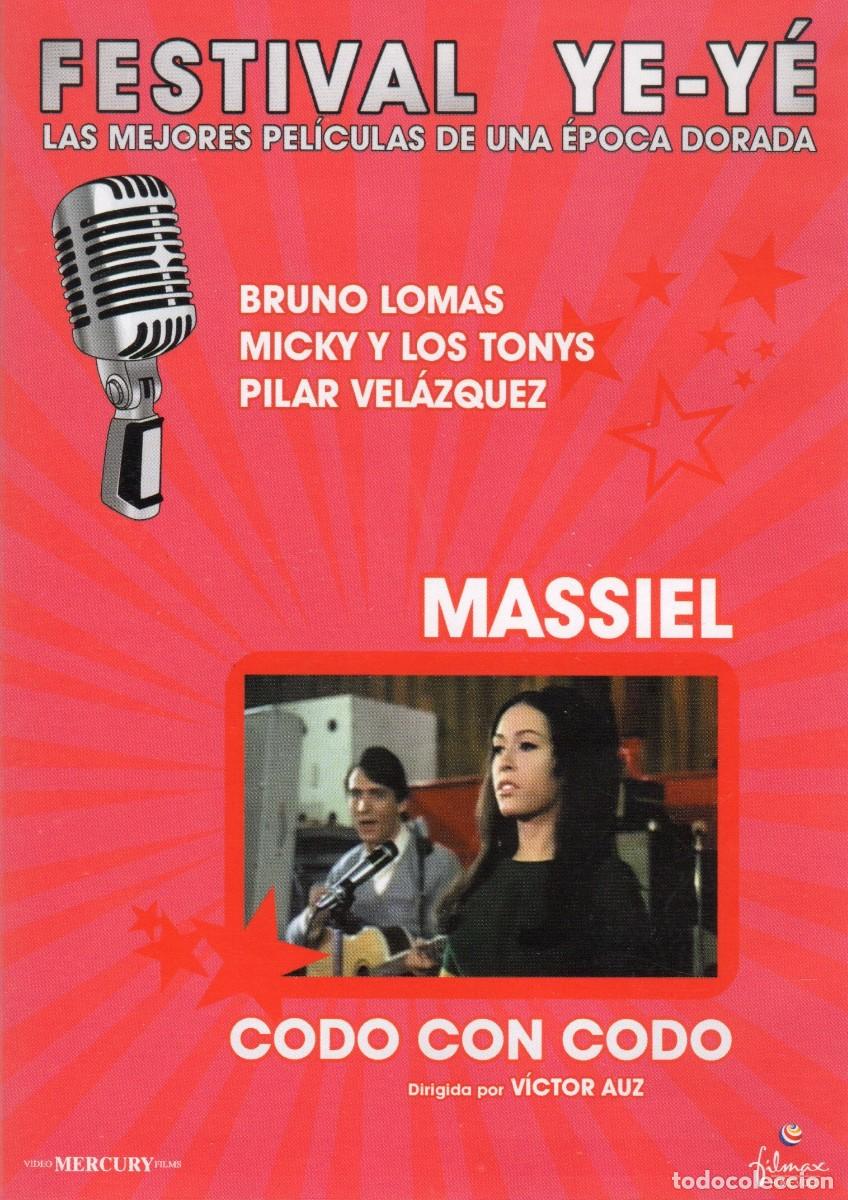 Cine: Codo con codo 1967 DVD Massiel Bruno Lomas Micky y los Tonys
