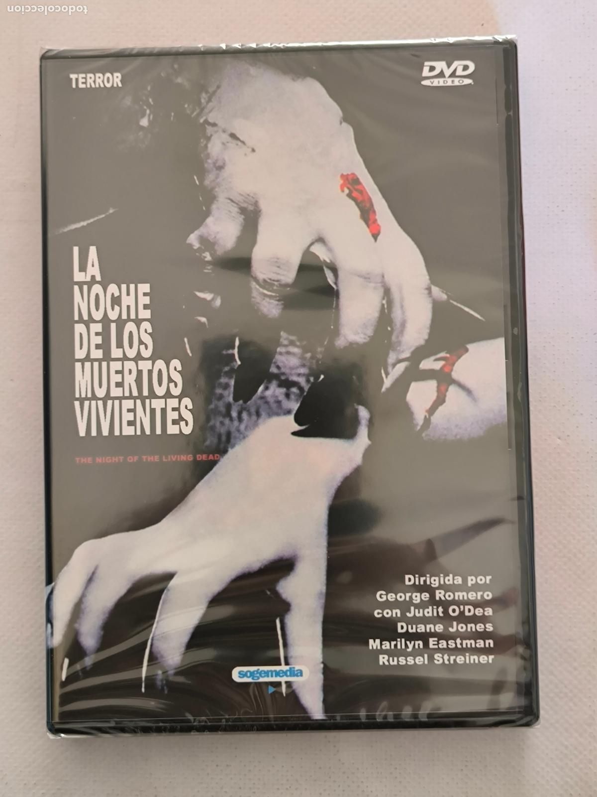 Cine: DVD LA NOCHE DE LOS MUERTOS VIVIENTES - GEORGE ROMERO - NUEVO, PRECINTADO (2P)
