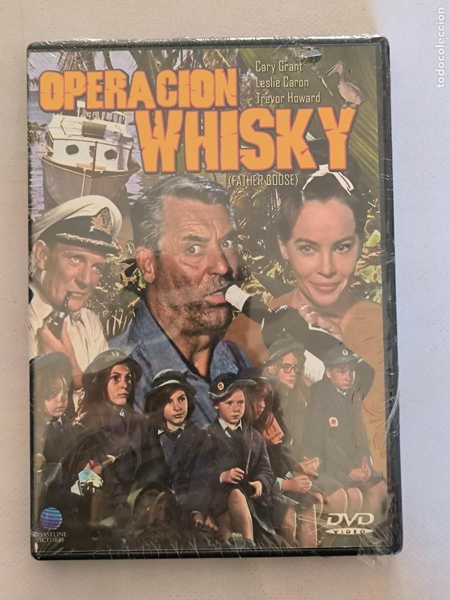 Cine: DVD OPERACION WHISKY (FATHER GOOSE) - CARY GRANT - NUEVO, PRECINTADO (2S)