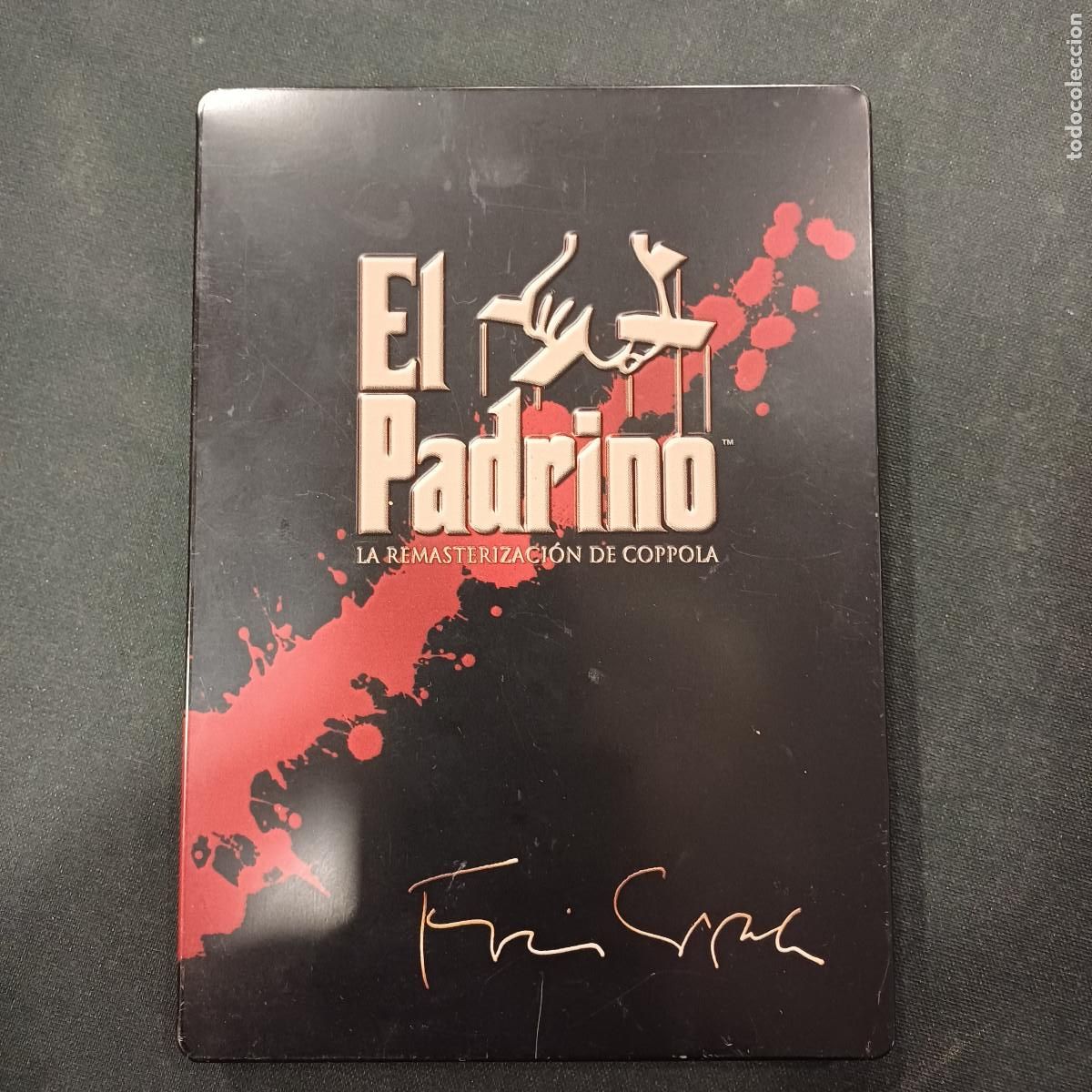 Cine: EL PADRINO/LA REMASTERIZACION DE COPPOLA/DVD 5 DISCOS CAJA METALICA.