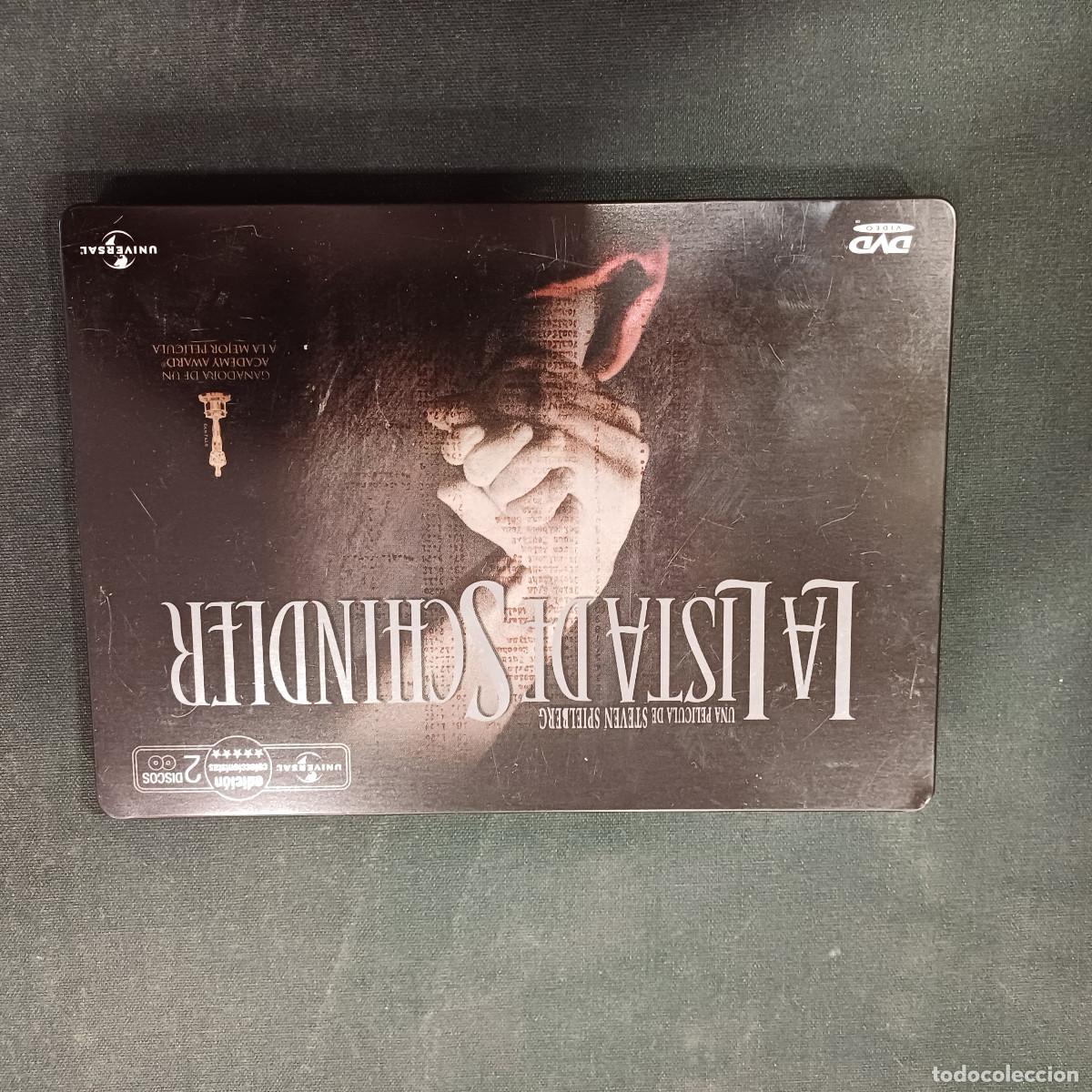 Cine: LA LISTA DE SCHINDLER/DVD 2 DISCOS+LIBRETO EN CAJA METALICA.