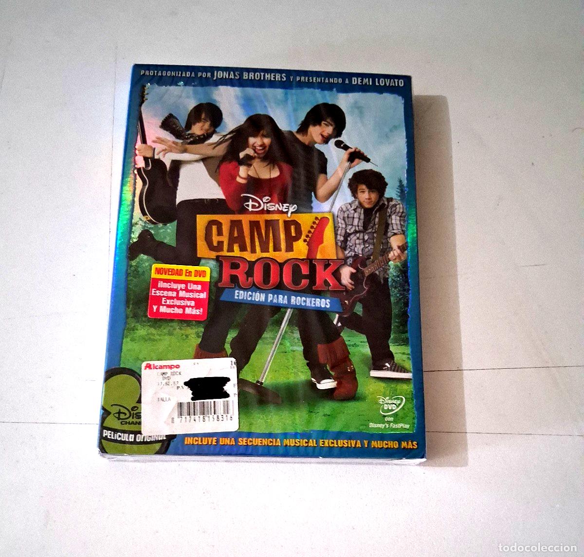 Cine: DVD &rdquo;CAMP ROCK&rdquo; PRECINTADO SEALED SLIPCOVER JONAS BROTHERS DEMI LOVATO