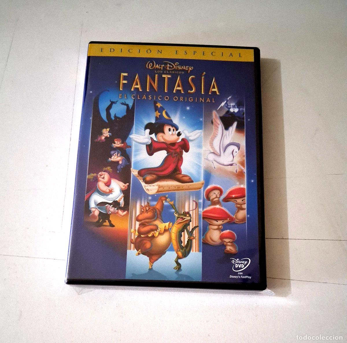Cine: DVD &rdquo;FANTASIA&rdquo; COMO NUEVO WALT DISNEY EDICION ESPECIAL CLASICOS