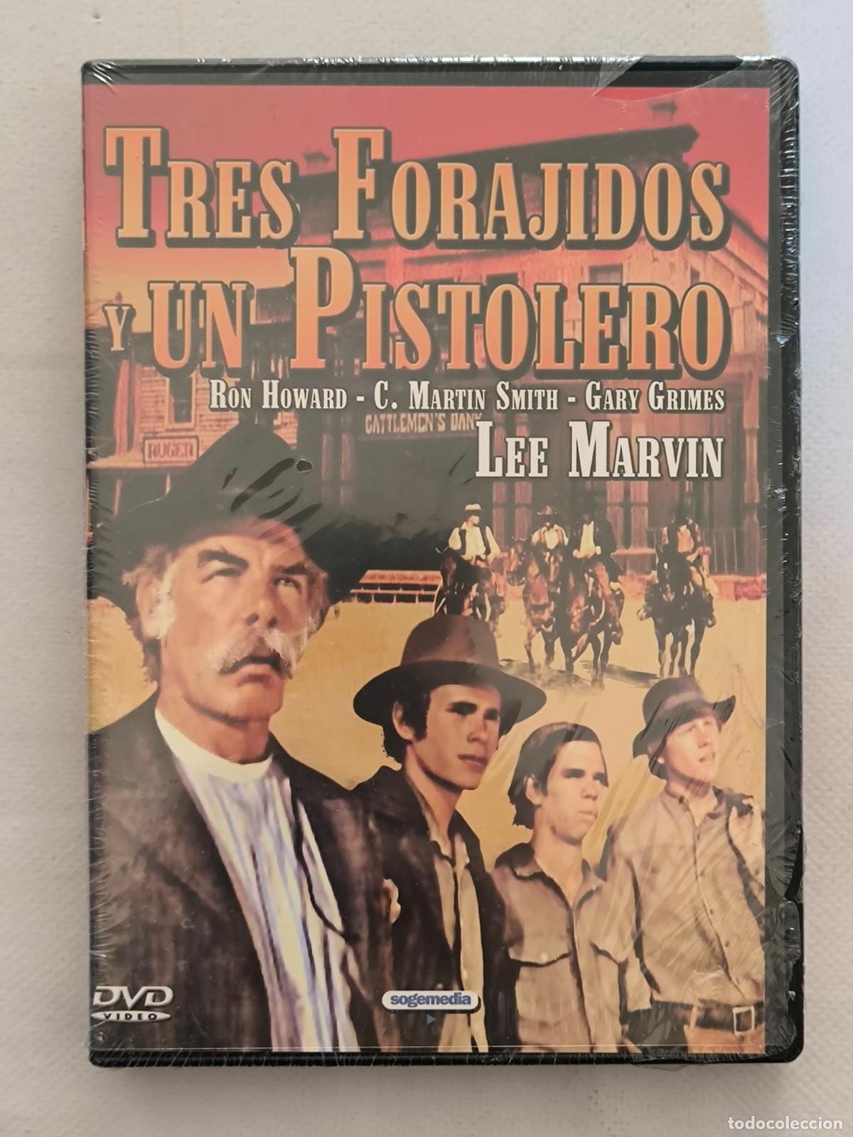 Cine: DVD TRES FORAJIDOS Y UN PISTOLERO - LEE MARVIN - NUEVO, PRECINTADO (2Y)