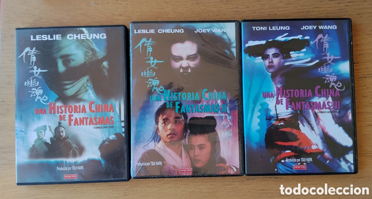 Cine: LOTE TRILOGIA &rdquo;UNA HISTORIA CHINA DE FANTASMAS VOL I, II Y III&rdquo; - DVD 2005- ARTES MARCIALES -
