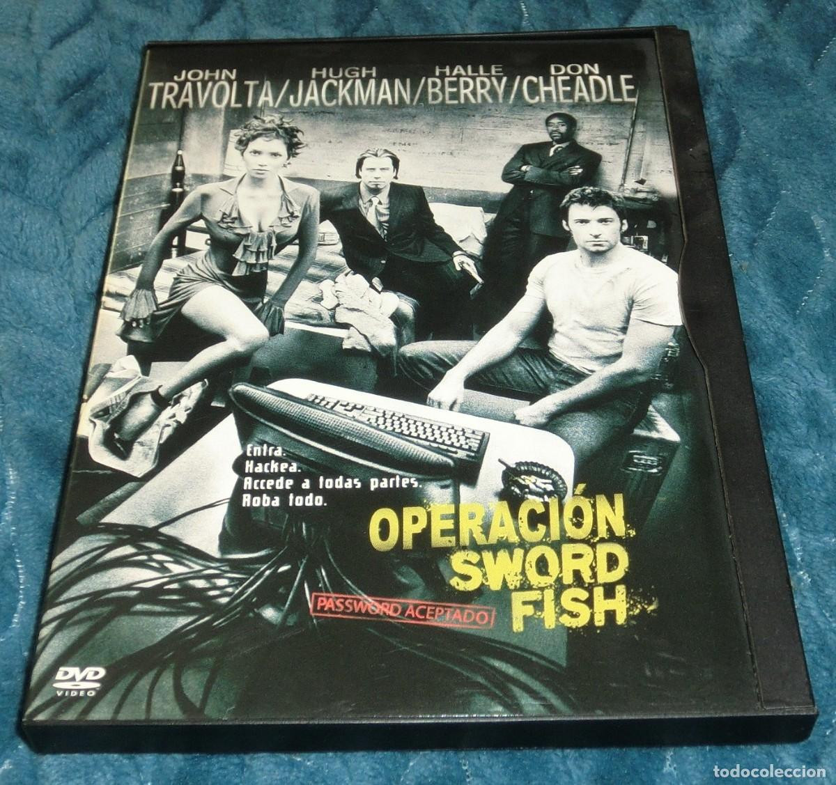 Cine: DVD OPERACI&Oacute;N SWORD FISH-JOHN TRAVOLTA/HALL BERRY (DE COLECCIONISTA - PERFECTO ESTADO - UN S&Oacute;LO USO)