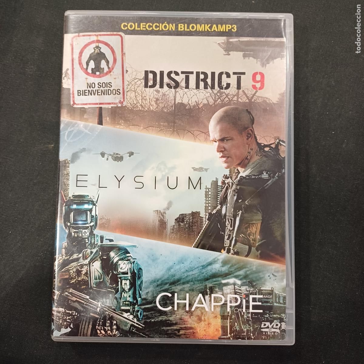 Cinema: DISTRICT 9-ELYSIUM-CHAPPIE/COLECCION BLOMKAMP3/DVD 3 DISCOS.