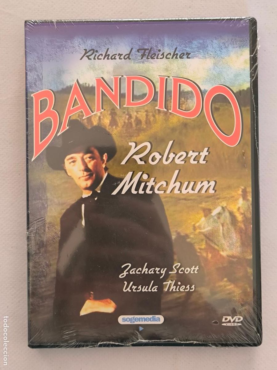 Cine: DVD BANDIDO - ROBERT MITCHUM - NUEVO, PRECINTADO (3K)