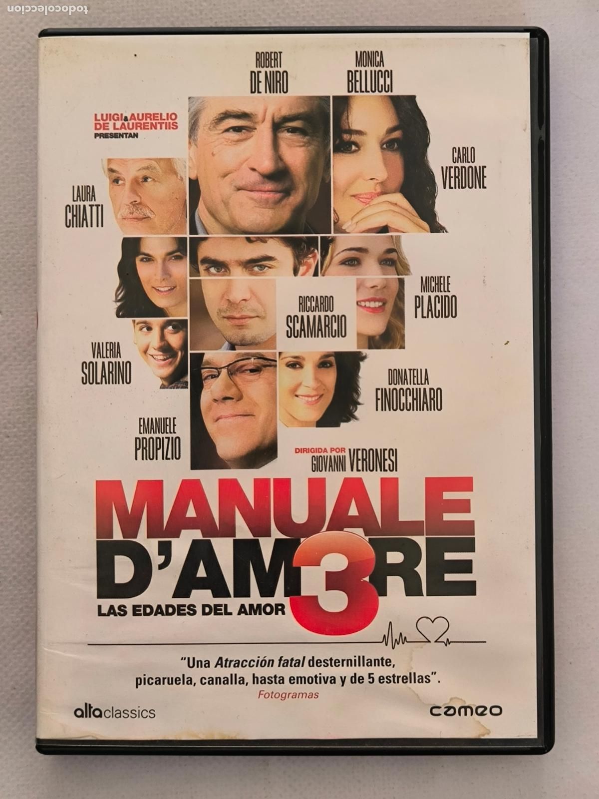 Cine: DVD MANUALE D'AMORE 3 - LAS EDADES DEL AMOR (3K)